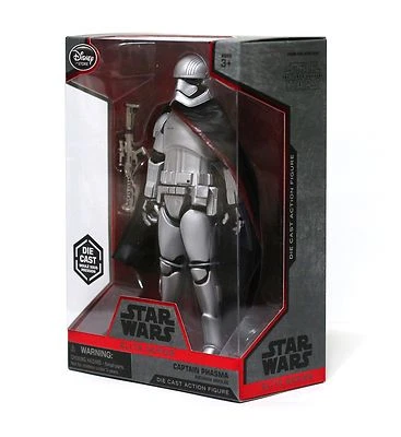 Figura Die Cast Capitana Phasma Star Wars El Despertar de la Fuerza Serie Elite Disney Foto 1 de 4