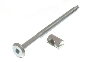 10 X Barril Nueces 14mm Y 4X Tornillos M6 X 100mm Para Cuna Cama Onestopdiy - Imagen 1 de 1