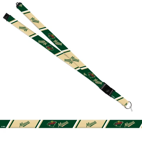 Minnesota Wild Breakaway Detachable Keychain ID Holder Lanyard NHL NWT Cover