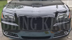 Fits 2011-2014 Chrysler 300 Black Mesh Bentley Grille Bently Grill - Picture 1 of 7