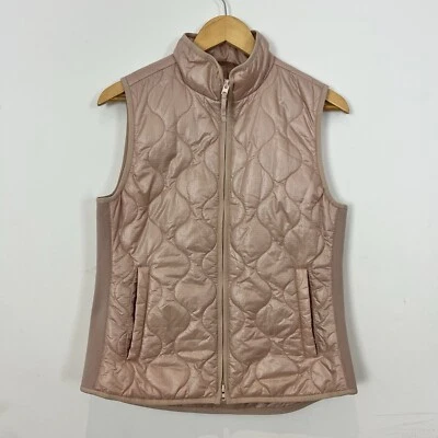 Lightweight J.Crew puffer vest, Polyester Fill, Champagne Pink, Size S - Image 1 of 4