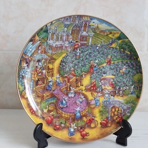 Franklin Mint A Purrfect Harvest Collectors Plate Cats Plate Bill Bell Limited - Picture 1 of 24