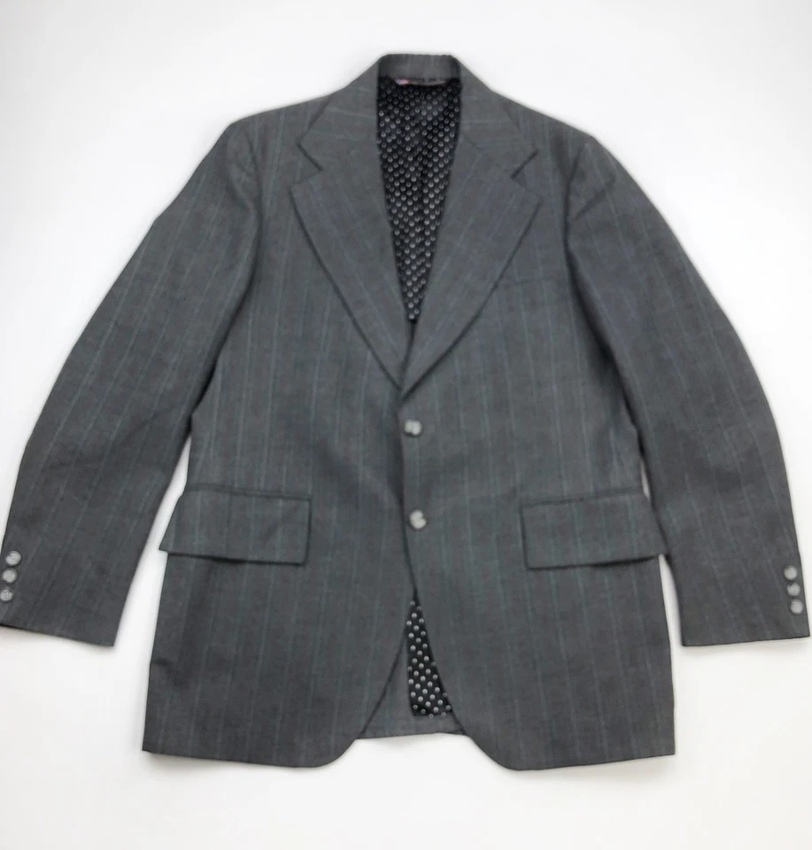 Blazer THE GAY BLADE American Hanger Talla 44R Hecho en EE. UU. Oregon WA Doble Botón Usado en Excelente Condición Foto 1 de 4