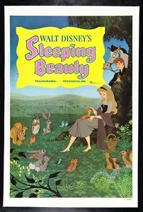 SLEEPING BEAUTY ✯ CineMasterpieces DISNEY PRINCESS 1959 ORIGINAL MOVIE POSTER - Picture 1 of 1