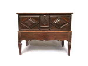 Rare Brazil Colonial Mid 18th Century Chest - Trunk - Picture 1 of 4