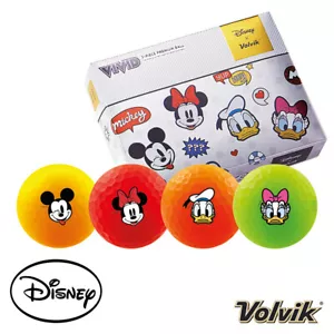 Paquete Volvik Vivid de Disney. Mickey Mouse and Friends. Paquete de 1 docena de pelotas de golf. - Imagen 1 de 1