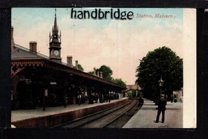 Malvern - Der Bahnhof - farbig gedruckte Postkarte - Bild 1 von 1