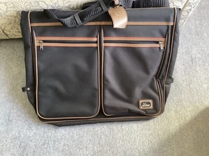 Vintage Antler Suit Carrier Travel Bag Black and Tan - Picture 1 of 11