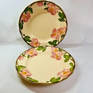 Franciscan Desert Rose Vintage Speiseteller Johnson Bros England 10 5/8" ZWEI STÜCK - Bild 1 von 6
