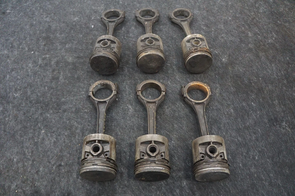 Juego de 6 pistones de motor con varilla de conexión OEM 8EL-6200 Lincoln 1949-1951 Foto 1 de 4