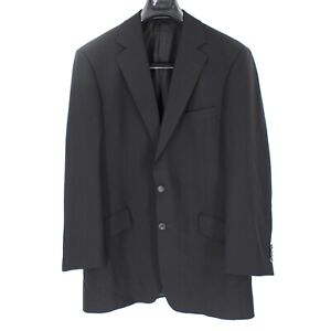 Richard James Savile Row Black Wool Blazer Single Breasted Sport Jacket 42 Reg