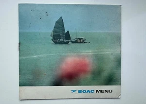 1970 B. O. A. C. menu card. Flight from Preswick to Torento - Picture 1 of 2