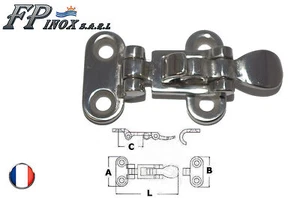 Fermeture inox 316 Sauterelle 75x37mm - Bild 1 von 1