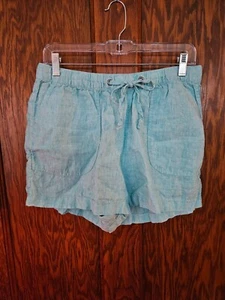 C+ C California Linen Blend Shorts Sz L - Picture 1 of 7