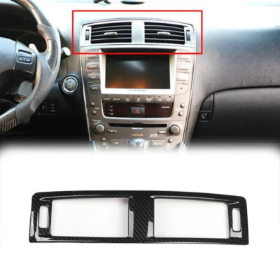 Cubierta de ventilación de salida de aire media de fibra de carbono para automóvil para Lexus IS 250 2006-2011 Foto 1 de 4