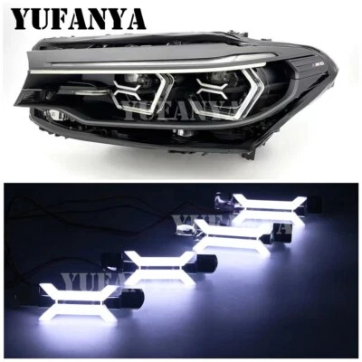 Faros X Concept LED blancos ojos de ángel DRL aptos para BMW F80 M3 F82 F83 M4 F32 F36 Foto 1 de 4