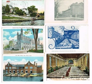 6 diff Postcard Lot of Yale University New Haven Conn c1900-1930s? Some rare? #4 - Picture 1 of 2