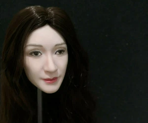 1:4 Female Culrs Girl Head Sculpt Model For 18'' Action Figure Body Toys - Picture 1 of 9