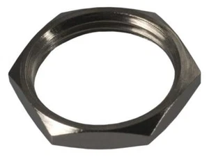 NUT, BNC CONNECTOR LEAD, JAM NUT, RF Coaxial Connector Accessories, Qty.10 - Picture 1 of 2