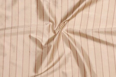 100% SILK VERTICAL STRIPES FABRIC 54"BY 10YRDS DRESS DRAPERY CURTAIN CRAFT CLOTH - Image 1 of 4