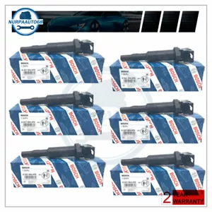 For BMW Ignition Coil 6 Packs Updated W/ Connector Boot Genuine Bosch 0221504470 - Picture 1 of 4