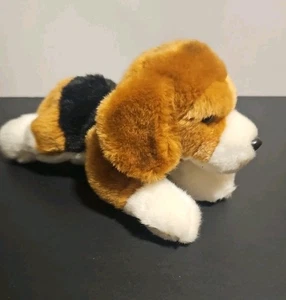 Ganz Webkinz Gold Signature Lying Beagle Puppy Dog WKSS2001 Plush No Code 10" - Picture 1 of 5