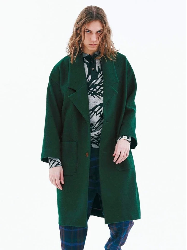 Vivienne Westwood Long Chester Coat Green - Image 1 of 4