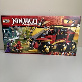 Lego Ninja Db X 70750 Ninjago 100% Complete Box Set Kai Nya Pythor Garmadon Figs