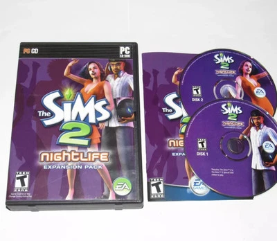 The Sims 2 Nightlife PC Game Complete 2005 Expansion Pack - Image 1 of 4