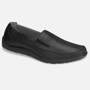 SAS Weekender Pebbled Leather Loafers Black Men’s 12 M Slip On Comfort Shoes EUC - Picture 1 of 11