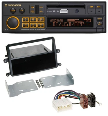 Pioneer DAB MP3 USB Bluetooth Autoradio für Mitsubishi L200 (KAOT, ab 2006) - Bild 1 von 4