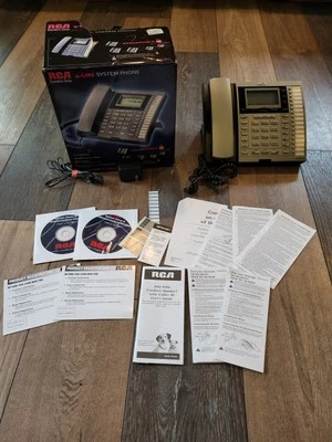 RCA 4-Line Executive Series Expandable System Phone Office, Model 25415RE3  - Image 1 of 4