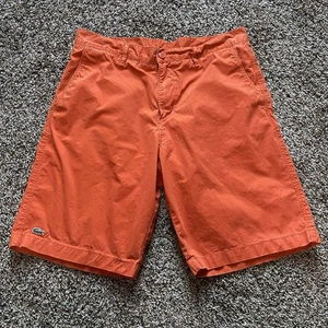 Lacoste Chino Shorts Herren 33 Orange 100% Baumwolle Twill Alligator Logo - Bild 1 von 13