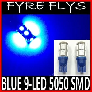2X LUCES SUPER AZULES 9 LED 5050 SMD XENÓN HID T10/T15 #R3 - Imagen 1 de 5