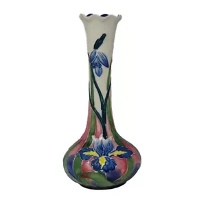 Old Tupton Ware - Iris Design - 8 in (20 cm) Bud Vase - Picture 1 of 1