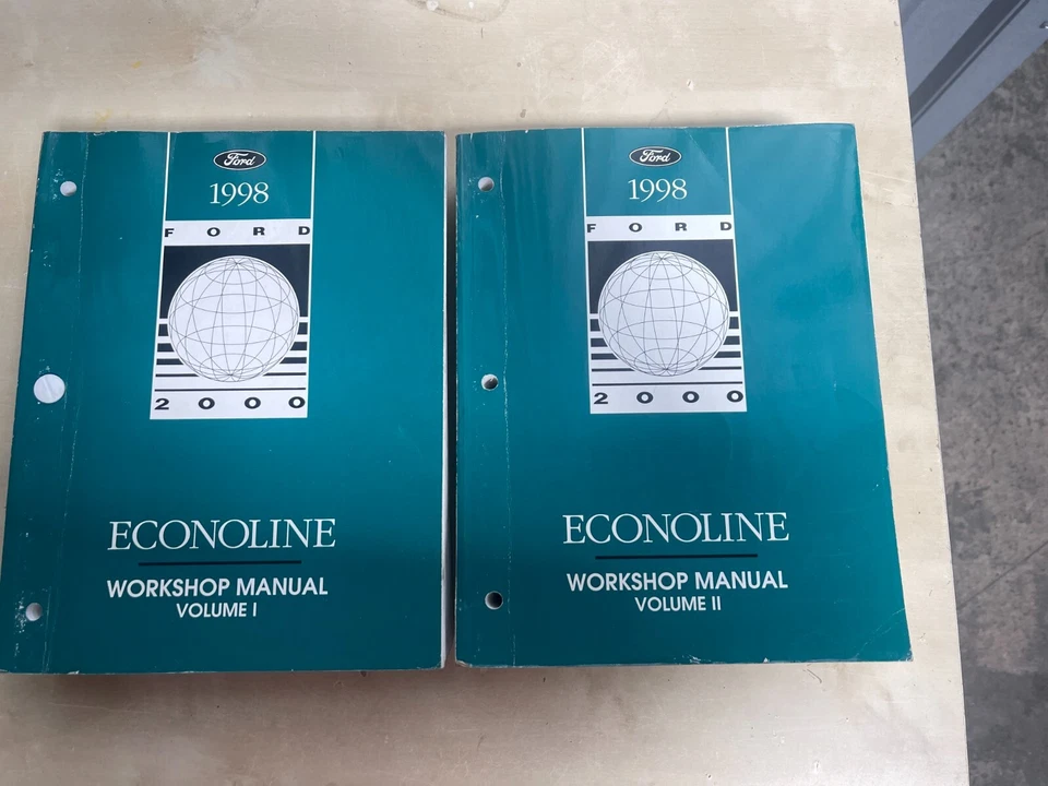 1998 Ford Econoline E150 E250 E350 фургон магазин сервис ремонт руководство - Изображение 1 из 1