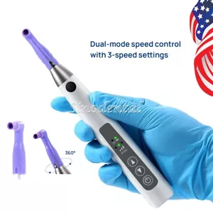 Dental Electric Cordless Hygiene Prophy Polishing Handpiece 360°Swivel 3 Setting - Picture 1 of 12