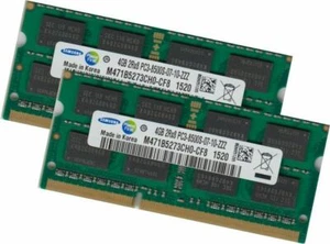Samsung 8Gb 2x 4Gb Notebook Laptop Storage DDR3 1066 MHZ 204pin Memory Pc-8500s - Picture 1 of 1