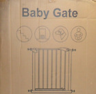 Baby/Safety/Pet Gate SJL-01 29.9" Tall 25.5"-28.3" Wide Light Weight Metal White