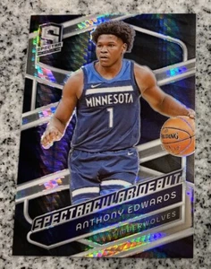 2023-24 Panini Spectra Spectracular Debut Anthony Edwards Hyper Prizm Wolves - Bild 1 von 2