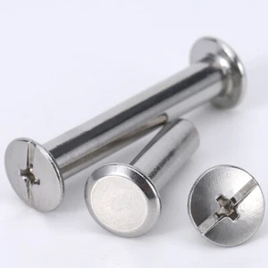 3mm 304 SS Book Binding Post Screw mother nail Scrapbook Album Snap rivet - Picture 1 of 3