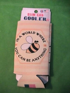 Bee Kind Koozie, isolierter schmaler Dosenhalter - Bild 1 von 1