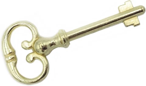 Metal Magery Roll Top Desk Lock Key for Desks and Vintage Furniture Cover