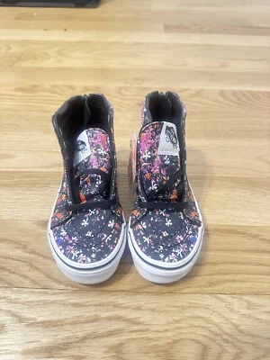 Sapato Vans Sk8-Hi floral tamanho 10,5 infantil - Imagem 1 de 4