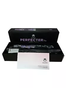 Calista Perfecter Pro Heated Round Brush PF002A Curling 0.5"~ Purple Floral - Picture 1 of 2