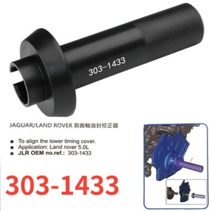 Herramienta alineadora de sello de cigüeñal delantero 303-1433/303-1434 para Land Rover Jaguar V6 V8 - Imagen 1 de 15