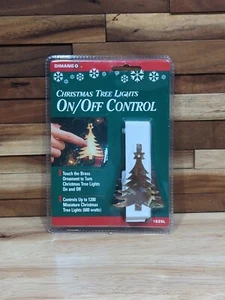 Carlon Christmas Tree Lights Brass ON/OFF Touch Control Switch Ornament New - Picture 1 of 3