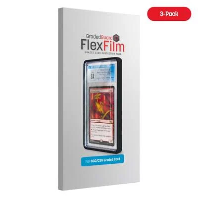 GRADEDGUARD FlexFilm Graded Card Scratch/UV Protection Film (CGC) Fits Like Screen Protector