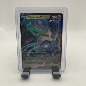 Rayquaza V 100/159 Corona Zenith Pokémon Juego de Cartas Coleccionables Casi Nuevo - Imagen 1 de 2