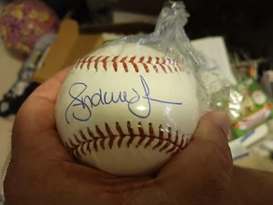 Andruw Jones firmato AUTO OMLB Atlanta Braves OF TRISTAR ologramma - Foto 1 di 2